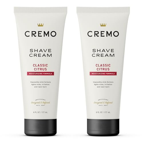 Cremo Shaving Cream Mens, Astonishingly Superior Ultra-Slick Shaving Cream for Men, Fights Nicks, Cuts And Razor Burn, 6 Fl Oz (2 Pack) Beauty and Personal Care Cremo Default Title