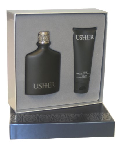 Usher By Usher For Men. Gift Set ( Eau De Toilette Spray 3.4 Oz + Aftershave Soother 3.4 Oz ) Beauty & Personal Care Usher
