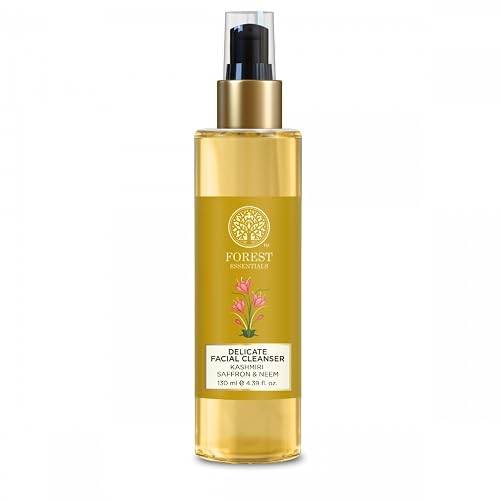 Forest Essentials Kashmiri Saffron and Neem Delicate Facial Cleanser, 200ml - --"Shipping by FedEx" Beauty & Personal Care Forest Essentials