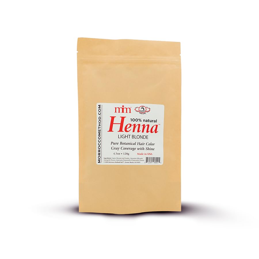 Morrocco Method Henna Hair Dye - Light Blonde Beauty & Personal Care Morrocco Method Int'l