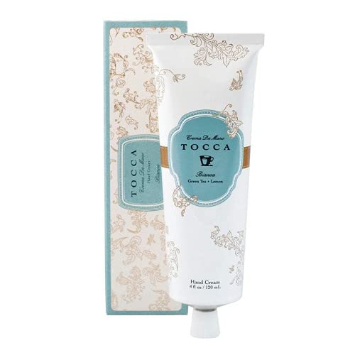 Tocca Bianca Hand Cream, 4 oz - Rose, Lemon, Green Tea - Moisturizing, Quick Absorbing Beauty & Personal Care Tocca