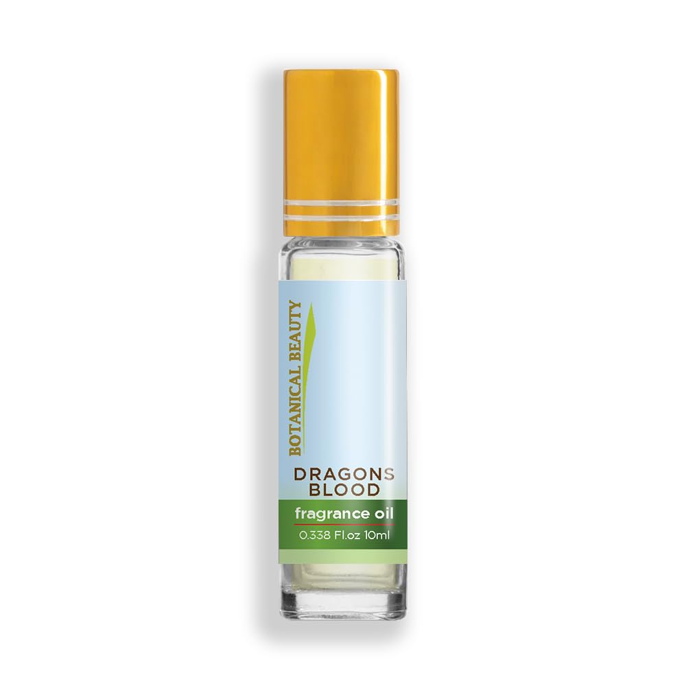 Botanical Beauty DRAGONS BLOOD FRAGRANCE OIL ROLL-ON 0.338 FL OZ (10 ML) Rollerball Perfume, Alcohol-Free, Long Lasting Beauty & Personal Care Botanical Beauty
