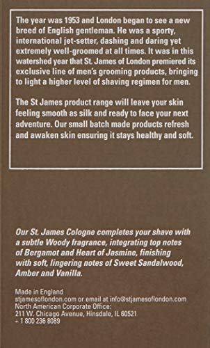 St James of London Sandalwood & Bergamot Cologne, 1.69 Fl Oz Beauty & Personal Care St James of London