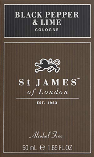 St James of London Black Pepper & Lime Cologne, 1.69 oz Beauty & Personal Care St James of London