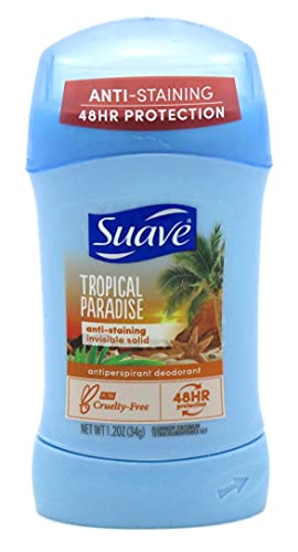 Suave Deodorant 1.2 Ounce 48Hr Tropical Paradise Invisible (Pack of 2) Beauty and Personal Care Suave