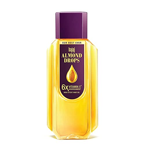 Bajaj Almond Drops Hair Oil -500ml(16.91 Floz.) by Subhlaxmi Grocers Beauty & Personal Care Bajaj