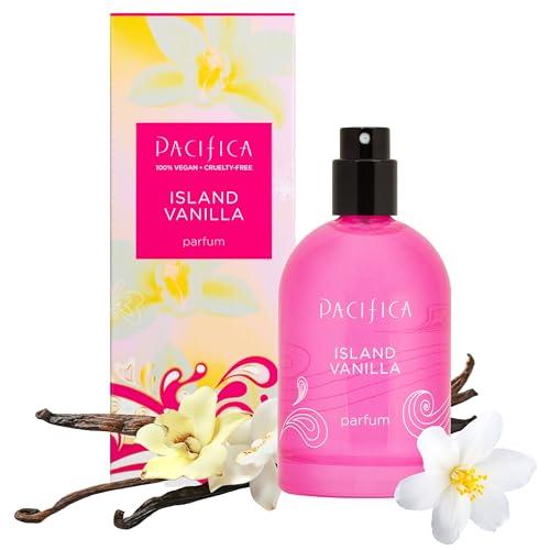 Pacifica Beauty Island Vanilla Spray Perfume - Sweet Tropical Vanilla Gourmand Scent, Long Lasting Everyday Signature Fragrance for Women, Non-Toxic Beauty & Personal Care Pacifica