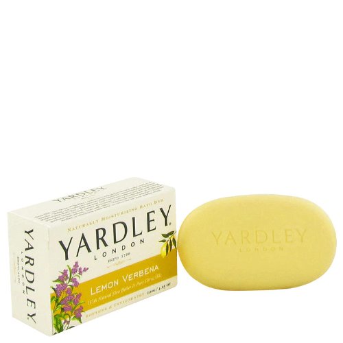 Yardley London Moisturizing Bath Bar Soap, Lemon Verbena, with Shea Butter & Pure Citrus Oils, Softens & Tones Skin, 4.0 oz Beauty & Personal Care Yardley