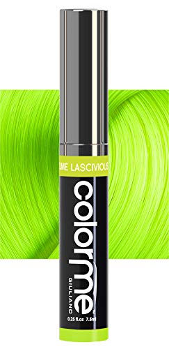 Colorme Root Touch Up Temporary Hair Mascara to color and Blend Semi Permanent Dye regrowth. Washes Out (LIME) Beauty & Personal Care Color Me