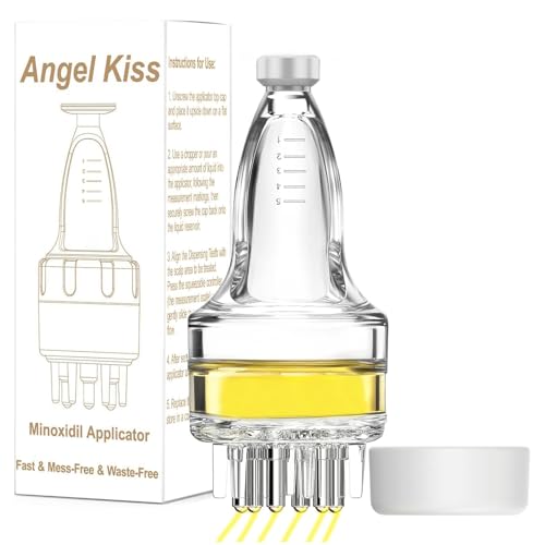 Minoxidil Applicator - Hair Oil Applicator - Oil Dispenser for Hair - Scalp Applicator Tool - Fast Efficient Delivery to Hair Roots & Messy-Free Beauty and Personal Care Angel Kiss Default Title
