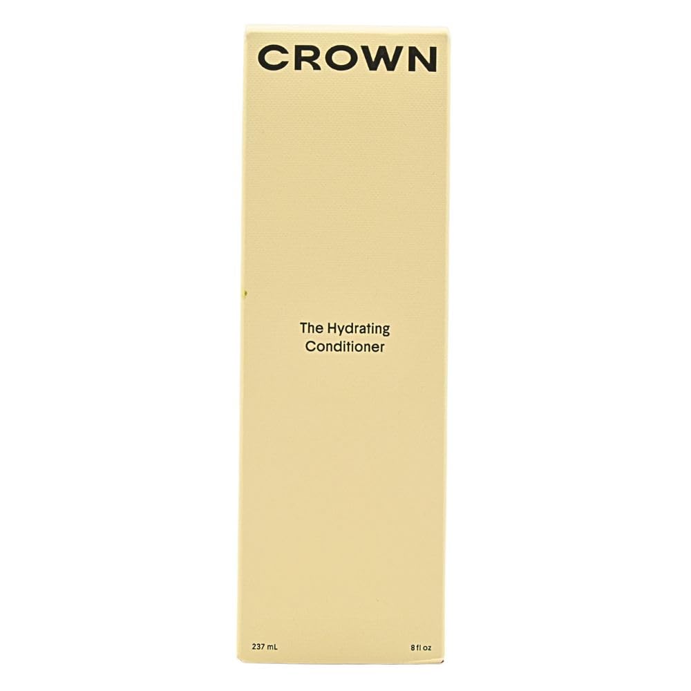 CROWN AFFAIR The Hydrating Conditioner for Dry Damaged Hair 8 oz - Moisturizing Cream Formula for Frizz Control, Shine, Softness & Detangling