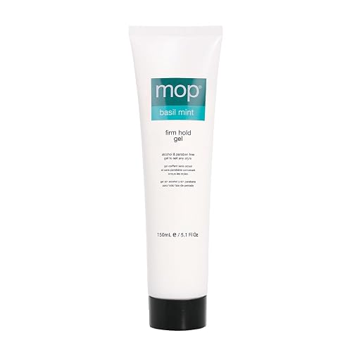 MOP - Basil Mint Firm Hold Gel - Tames Flyaways, Flake-Free, Humidity Resistant - 5.1 fl oz Beauty & Personal Care MOP