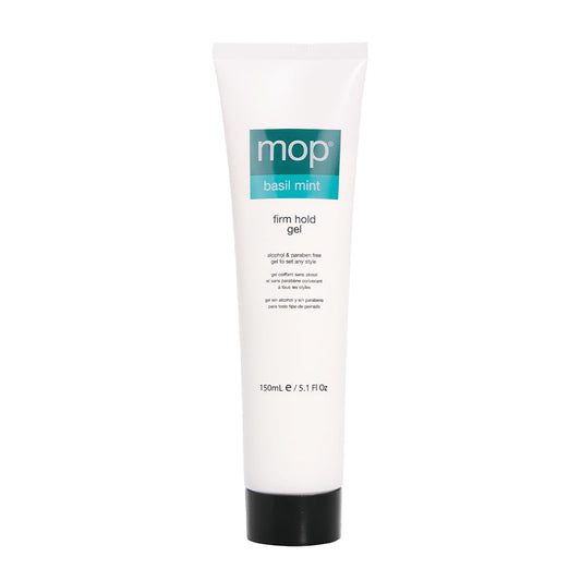 MOP - Basil Mint Firm Hold Gel - Tames Flyaways, Flake-Free, Humidity Resistant - 5.1 fl oz Beauty & Personal Care MOP