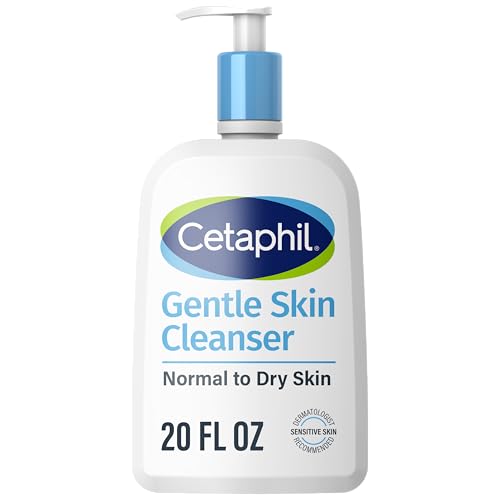 Cetaphil Face Wash, Hydrating Gentle Skin Cleanser for Dry to Normal Sensitive Skin, 20 oz, Fragrance Free, Soap Free and Non-Foaming Beauty & Personal Care Cetaphil