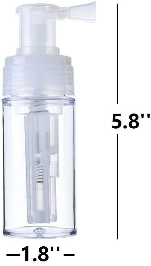 HSOMiD DRY Powder Spray Bottle, Empty Powder Travel Cosmetics Blower, Refillable Hair Fiber Applicator for Hair Salon, Home, Beauty Multi-Purpose110ml Beauty & Personal Care HSOMiD