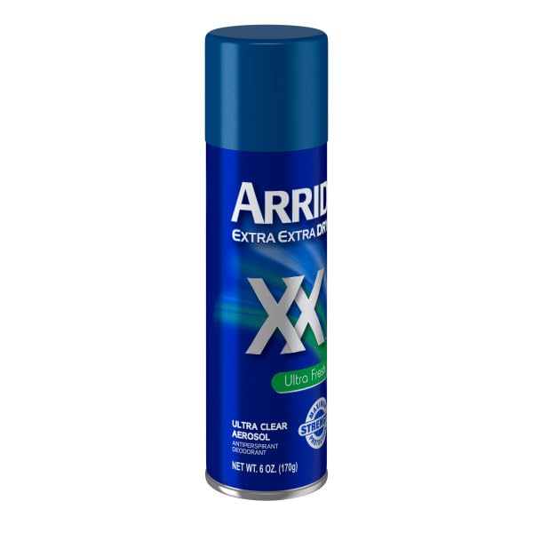 Arrid XX Extra Extra Dry Ultra Clear Aerosol Antiperspirant Deodorant, Ultra Fresh, 6 oz. (Pack of 3) Beauty and Personal Care Arrid