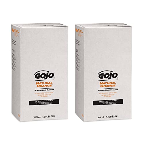 GOJO PRO TDX Natural Orange Pumice Refill, 2ct x 5000 mL - 7556-02