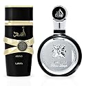Lattafa Asad & Fakhar For Men Eau De Parfum 100ml Each (3.4 oz) | Long-Lasting Masculine Fragrance Set | Powerful Spicy, Woody, and Fresh Scents Beauty & Personal Care Lattafa