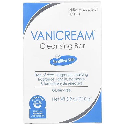 Vanicream Cleansing Bar 3.9 Oz (110 G) Pack of 4 by Vanicream Beauty & Personal Care Vanicream