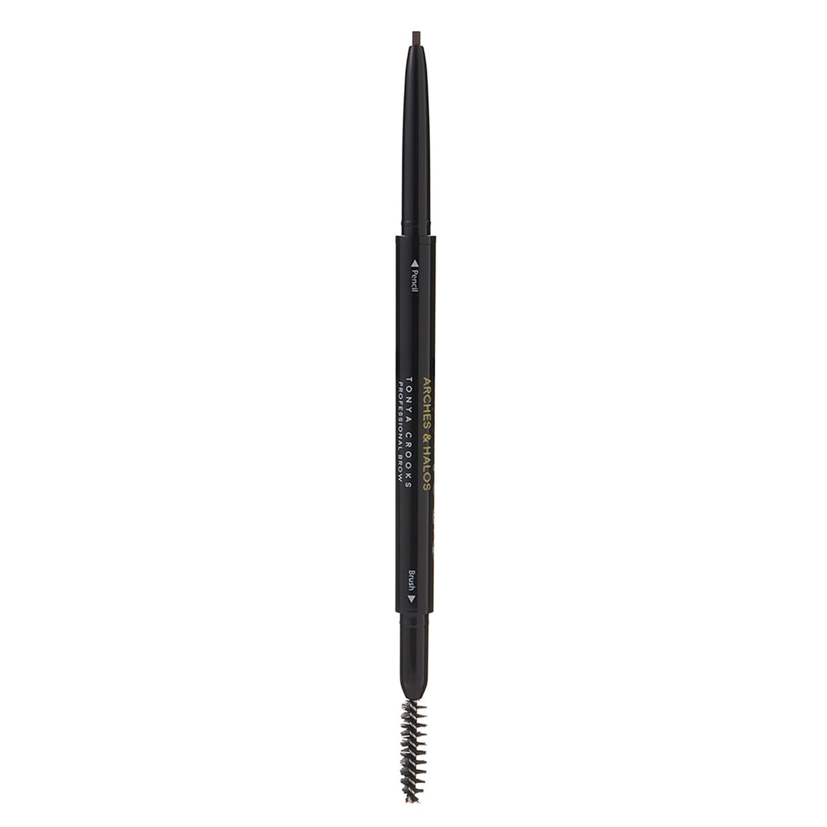 Arches & Halos Micro Defining Brow Pencil - Get Fuller and More Defined Brows - Long-Lasting, Smudge Proof, Rich Color - Dual Ended Pencil with Brush