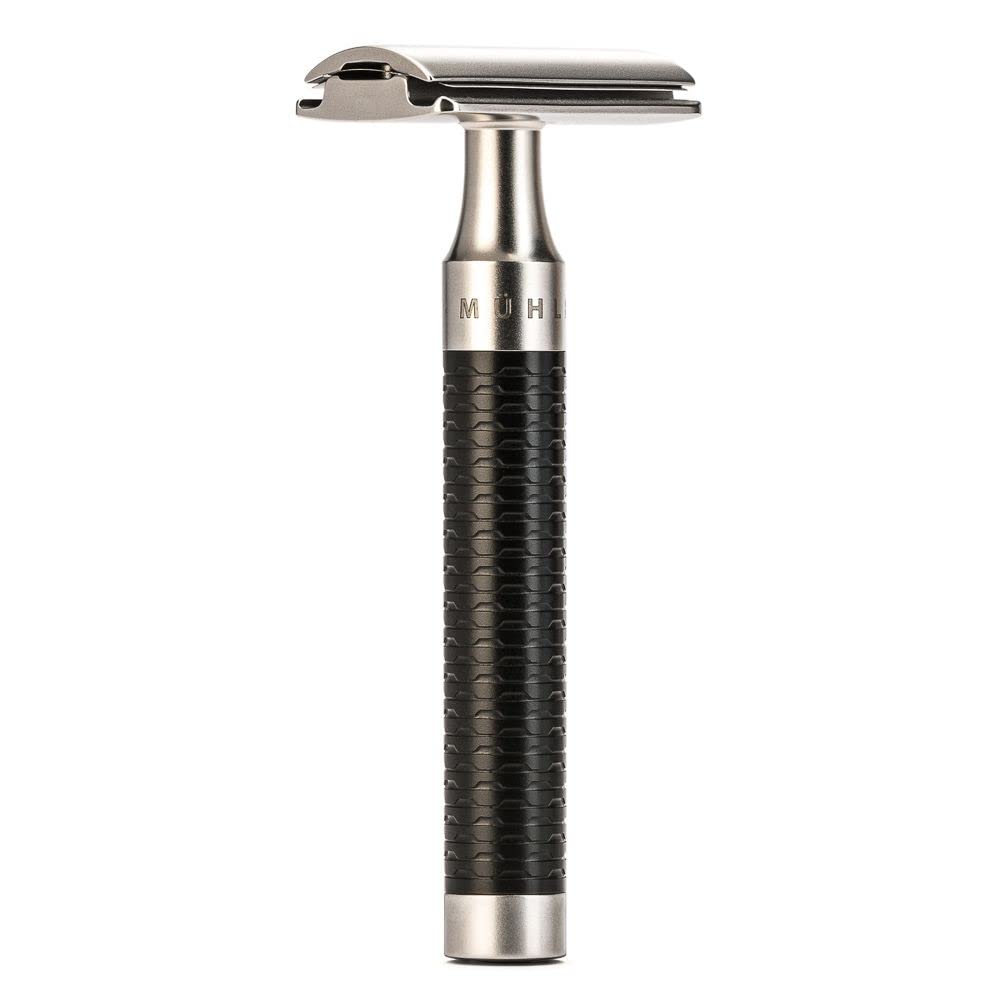 MÜHLE Rocca Stainless Steel Black Safety Razor Beauty and Personal Care MÜHLE
