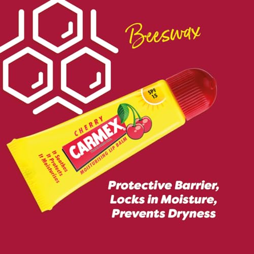 Carmex Cherry Flavour Lip Balm Tube - SPF15 Beauty & Personal Care Carmex