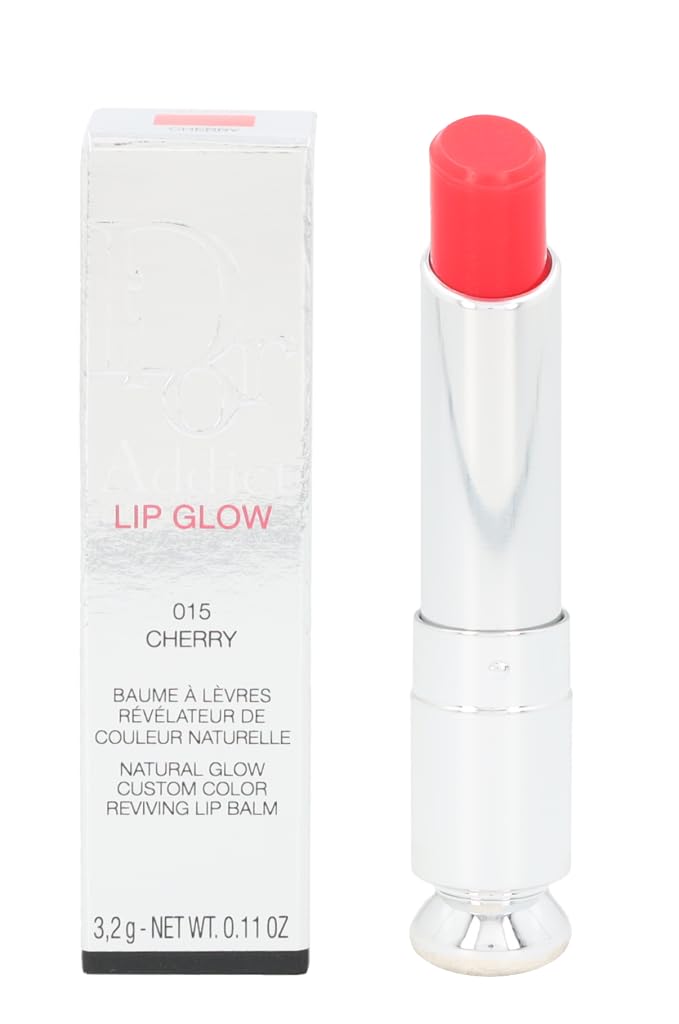 Christian Dior Addict Lip Glow - 015 Cherry by Christian Dior for Women - 0.11 oz Lip Balm Beauty and Personal Care Dior