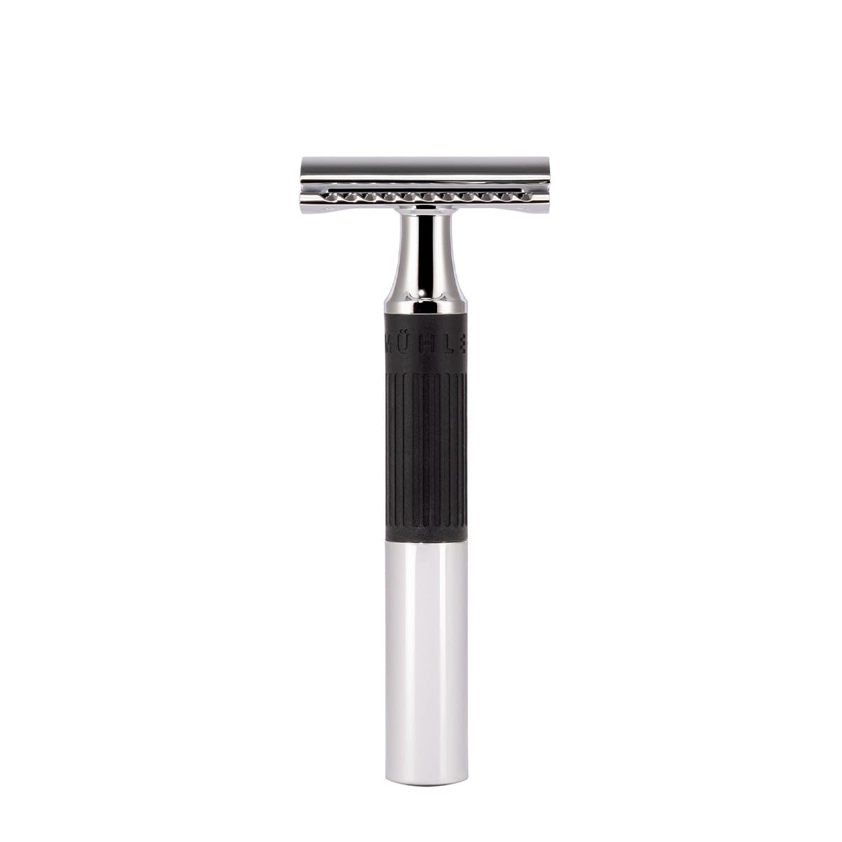 MÜHLE NEO Bundle - 4 Piece Set - Safety Razor Chrome-Plated Blades, Cream, After Shave - Closed Comb, Rubber Grip, Black Beauty and Personal Care MÜHLE
