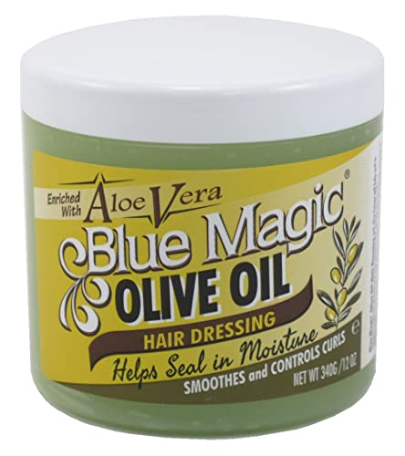 Blue Magic Olive Oil Hair Dressing with Aloe Vera 12 Ounce Beauty & Personal Care SHANGYUEFEI