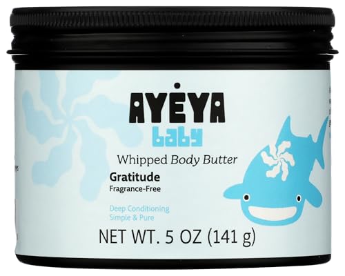 AYÉYA Baby Body Butter - Fragrance-Free, Fair Trade Shea Butter & Coconut Oil Moisturizer for Sensitive Skin, Vegan & Non-Toxic Baby Cream in Beauty & Personal Care Ayeya