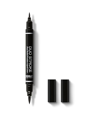 Absolute New York Super Slim Angled Tip Double Ended Liner (Duo Stroke) Beauty & Personal Care Absolute New York