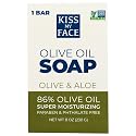 Kiss My Face Soap Bar Olive & Aloe 8oz (2 Pack) Beauty & Personal Care Kiss My Face