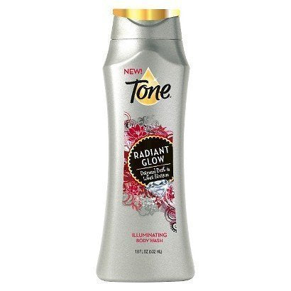 Tone Radiant Glow Body Wash, with Diamond Dust & Lotus Blossom, 16 Fl. Oz. Beauty & Personal Care Tone