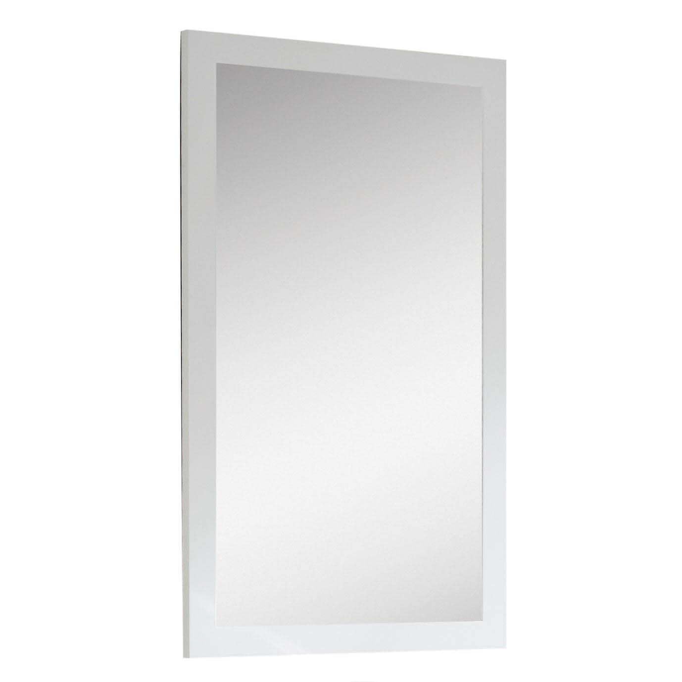 MIRROR 22' WIDE - WHITE HIGH GLOSS Beauty & Personal Care Fine Fixtures