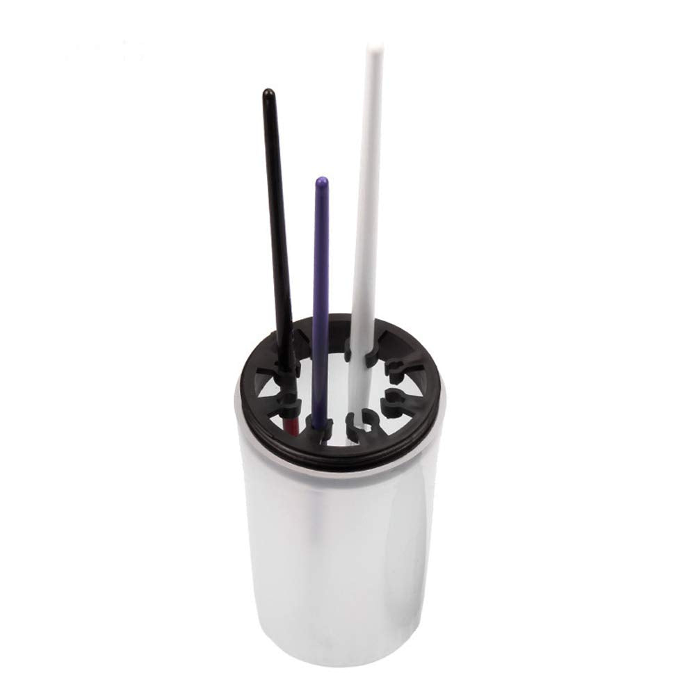 1 Piece Nail Art Brush Cleaner Cup Nail Art Tip Brushes Holder Remover Cup UV Gel Pen Polish Remover Cleanser Cup Immersion Brush Cleaner Pot Multiple Beauty & Personal Care lasenersm