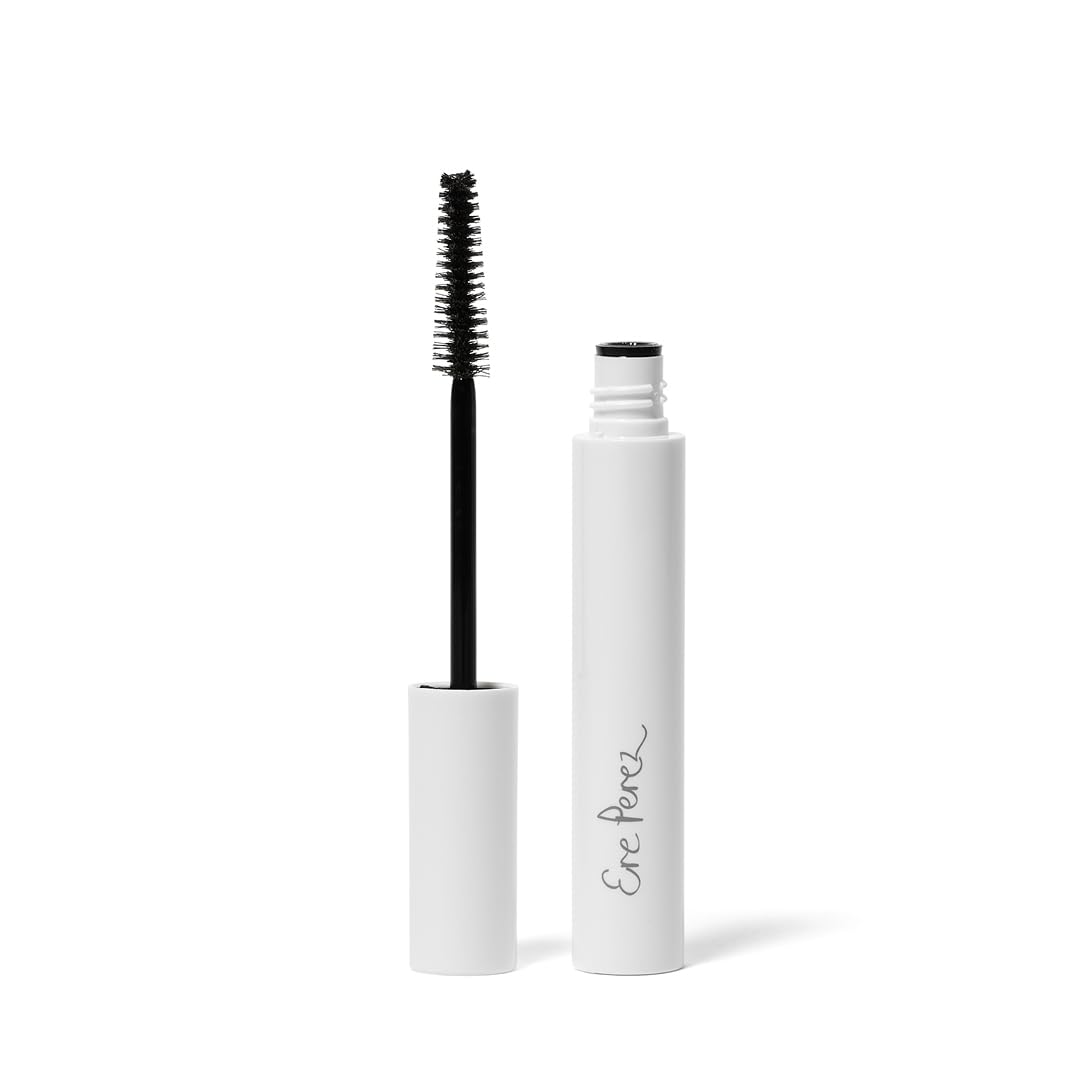 Ere Perez - Avocado Waterproof Mascara | Lengthen, Nourish, Enhance, Strengthen | Long-Lasting, Sensitive Eye Safe | Mamey + Camelia Oils | Vegan Beauty & Personal Care Ere Perez