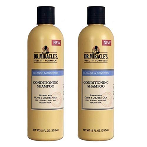 Dr. Miracles Cleanse & Condition Shampoo 12oz (2 Pack) Beauty & Personal Care Dr. Miracle's