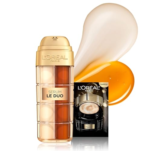 L'Oreal Paris Age Perfect Serum Le Duo, Brightening, Firming and Anti-Aging Serum for Face with Collagen Peptide, Niacinamide, Vitamin C and B3, 1 fl Beauty and Personal Care L'Oreal Paris Default Title