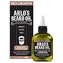Arlo's Pro Growth Beard Oil - Sandalwood Leather Scent 2.5 oz. - Promotes Beard Hair Growth Beauty & Personal Care Arlo's