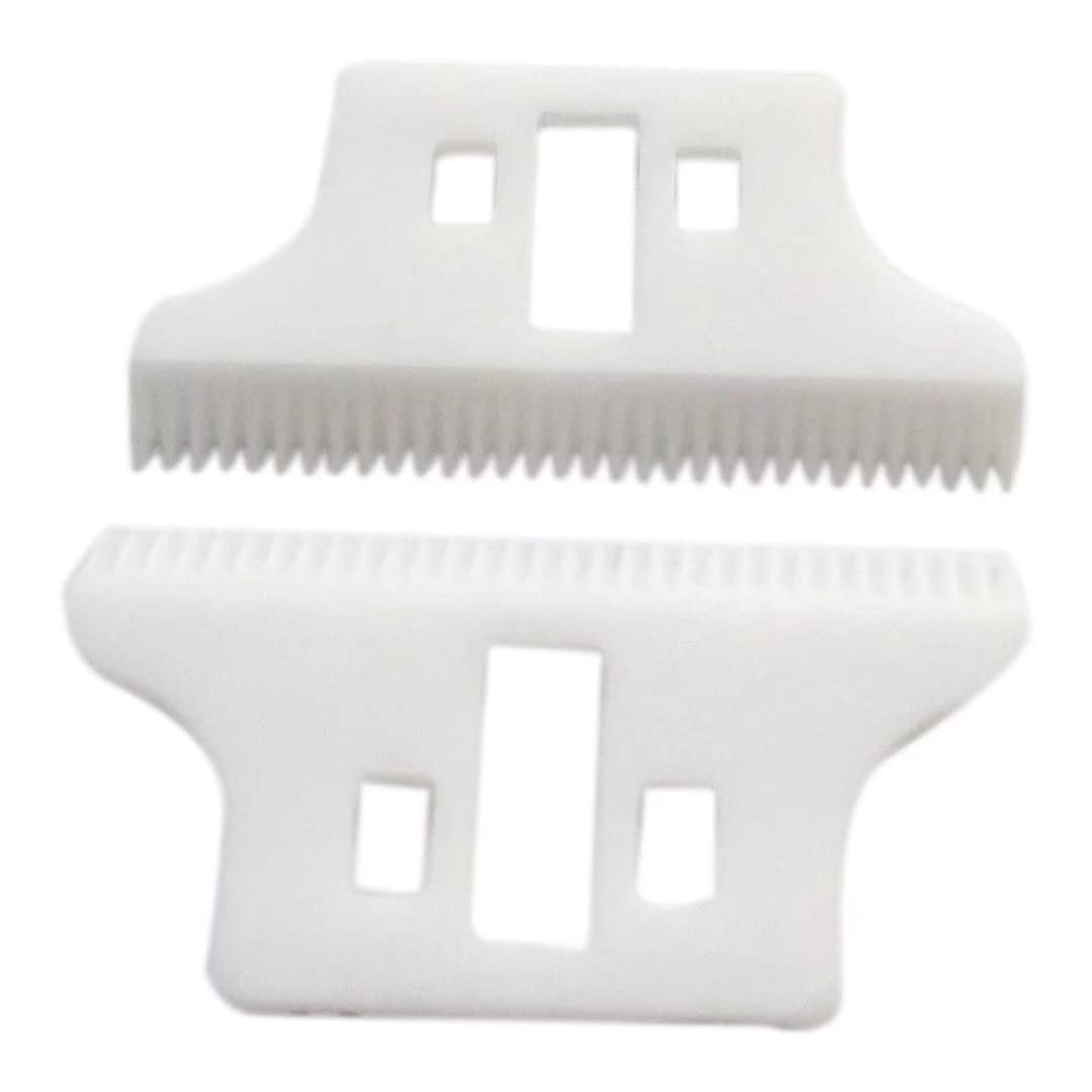 Replacement Ceramic Blades Compatible with 8081 WAHL Detailer T-WIDE Trimmer Blade 32 teeth 2pcs Beauty and Personal Care XSPANDER