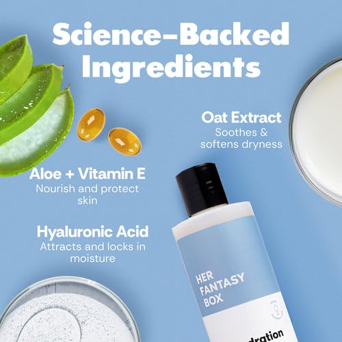 Her Fantasy Box | Dr. Hydration Moisturizing Body Wash - Ultra-Hydrating Cleanser with Hyaluronic Acid & Aloe, Gentle Daily Wash for Soft Beauty & Personal Care Her Fantasy Box