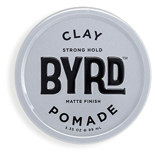 BYRD Hair Clay Pomade - Strong Hold, Ultra Matte Finish, Add Volume and Sculpt to All Hair Types, 3.35 Oz Beauty & Personal Care BYRD Hairdo Products