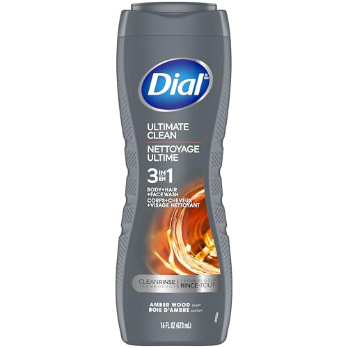 Dial Men 3in1 Body, Hair and Face Wash, Ultimate Clean, 16 fl oz (Pack of 1) Beauty & Personal Care Dial