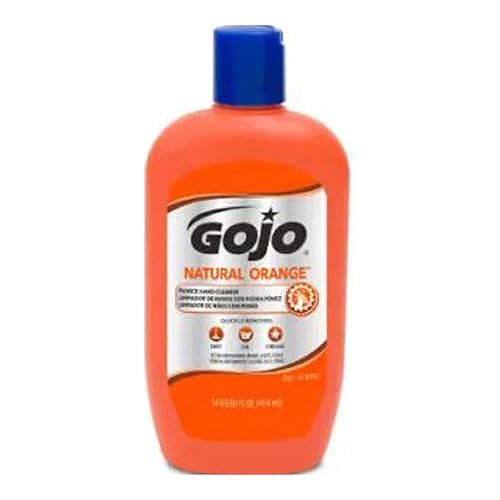Gojo Hand Cleaner With Pumice Orange Formula 14 Oz. Bottle (pack of 12) Beauty & Personal Care Gojo