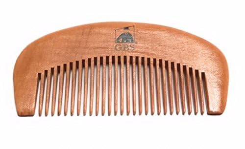 G.B.S 3n1 Professional Men's Beard and Mustache Trimming Styling 4" Scissors Beard Wood Comb and Mustache Comb Beauty and Personal Care G.B.S