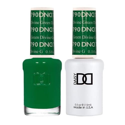 DND Duo 790 Divine Green- Gel & Matching Lacquer Polish Set 0.5 Fl Oz (Pack of 2) Beauty & Personal Care DND DC