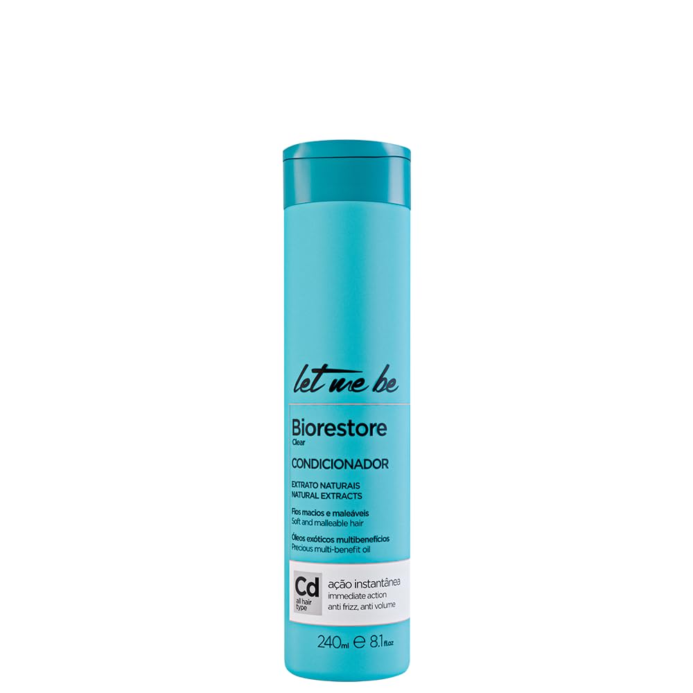 Let Me Be Biorestore Clear Duo - Shampoo & Conditioner Set (2x240ml / 8.1 fl.oz) - Anti-Frizz & Anti-Volume Daily Hair Care - Nourishing Formula Beauty & Personal Care Let Me Be