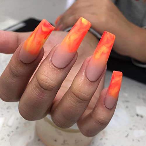 Clear Acrylic French Nail Tip BTArtbox 500pcs Half Cover Fake/False Nail with Case for Dip Powder Nail Salons and DIY Nail Art, 10 Sizes Beauty & Personal Care BTArtbox