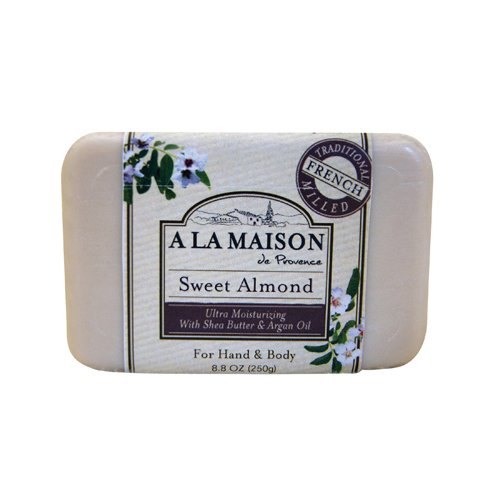 A La Maison Solid Bar Soap, Sweet Almond, 8.8 Ounce (Pack of 2) Beauty & Personal Care A LA MAISON