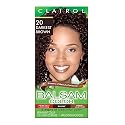 Clairol Balsam Permanent Hair Dye, 020 Darkest Brown Hair Color, Pack of 1 Beauty & Personal Care Clairol